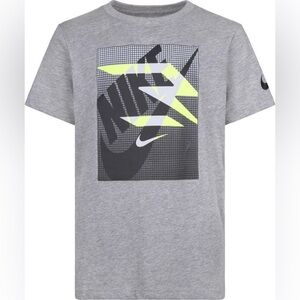 Nike 3Brand | Boys Gray Green & Black Shirt
